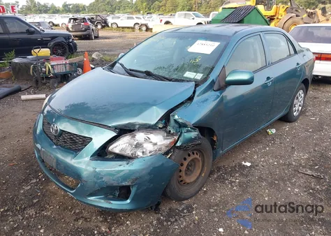 2009 Toyota Corolla Le z USA, uszkodzony, nr VIN 2T1BU40E79C102270